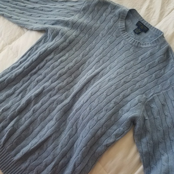Light Blue Cashmere Sweater - Picture 1 of 4